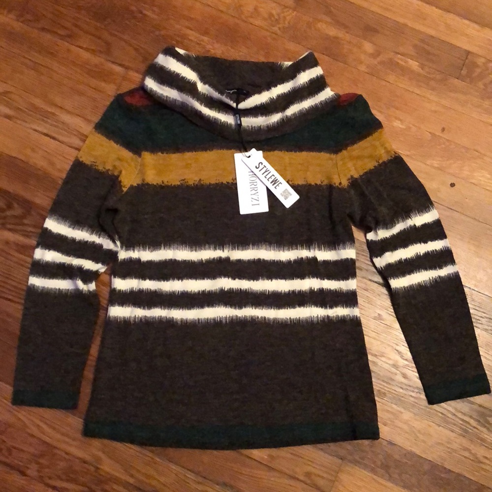 Horryzin Color Block Sweater